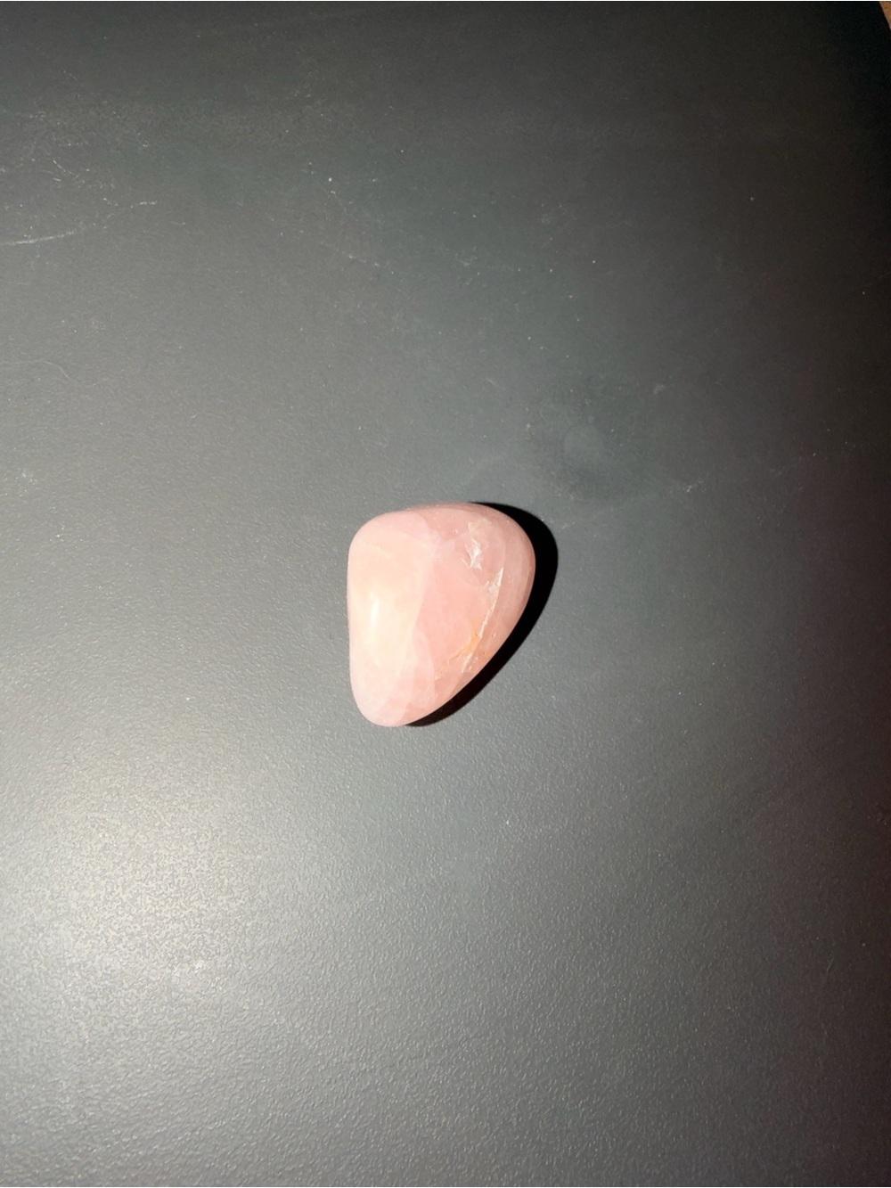 Rose Quartz Tumbled Stone - Pink Healing Crystal